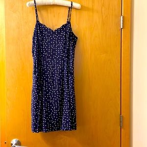 41 Hawthorn Navy Scalloped dress